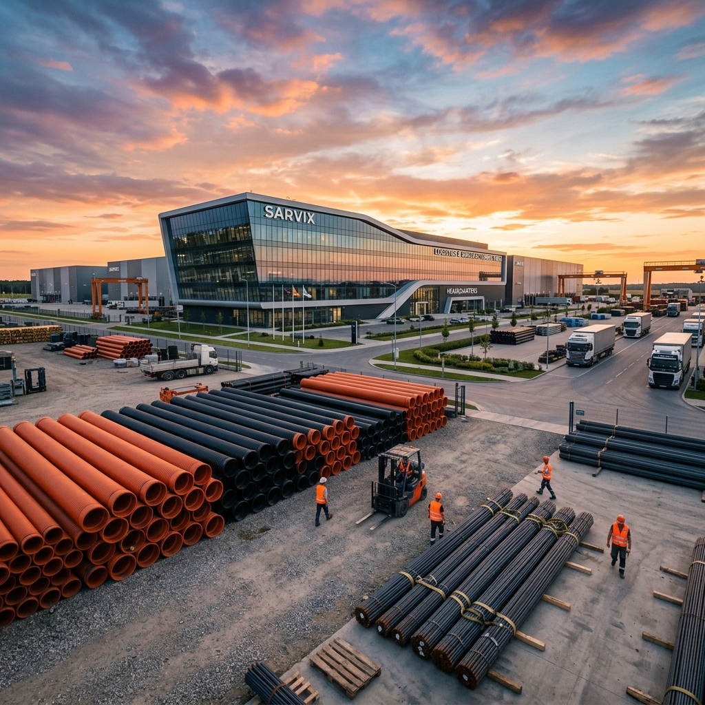 Sarvix Industrial Infrastructure & Logistics Identity