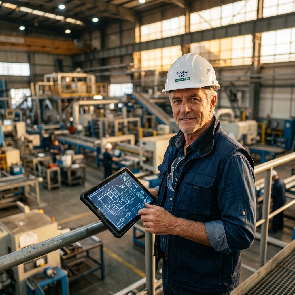Industrial Expert Analyzing Reliability Protocols