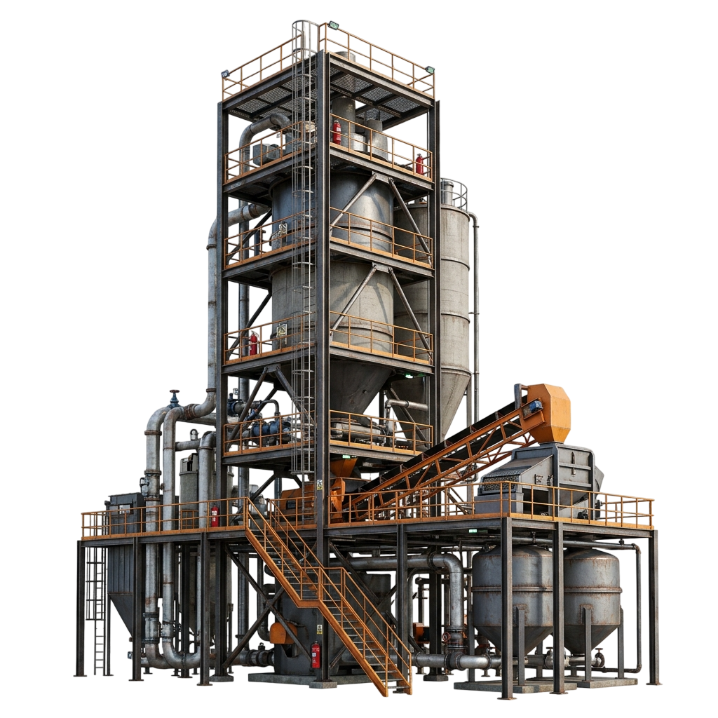 Industrial Processing Tower - Sarvix Infrastructure